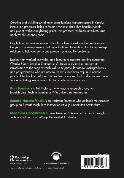 Circular Innovation and Sustainable Entrepreneurship