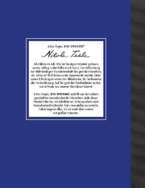 Nikola Tesla - Little People, BIG DREAMS (Deutsche Ausgabe)