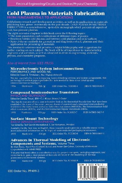 Cold Plasma Materials Fabrication