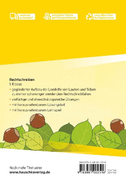 Rechtschreiben 1. Klasse