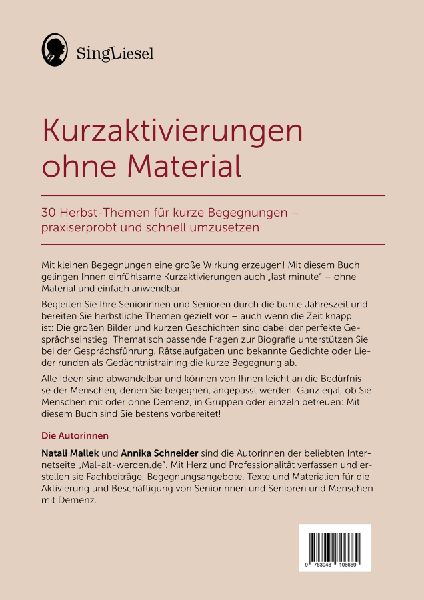 Kurzaktivierungen ohne Material. Last-Minute-Ideen für den Herbst