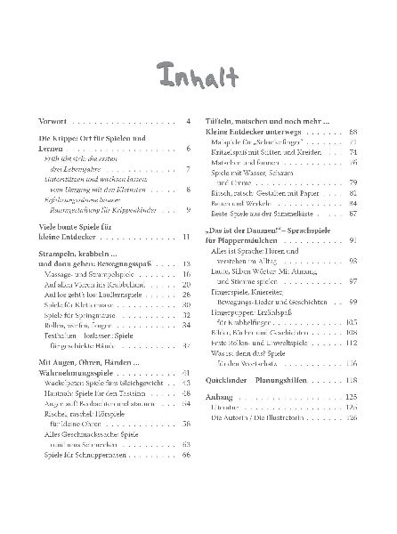 Das Krippenkinder-Spielebuch