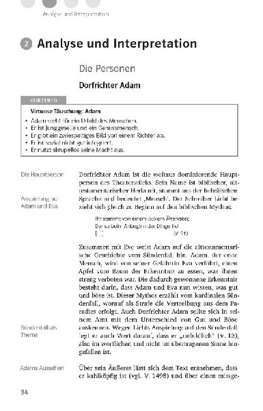 Klett Lektürehilfen Heinrich von Kleist, Der zerbrochne Krug