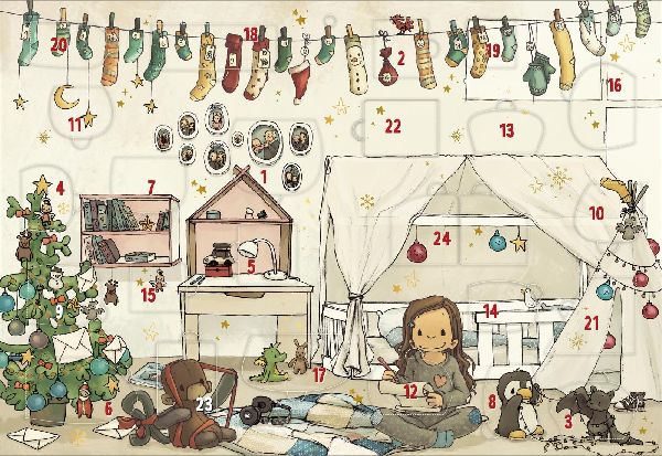 Adventskalender - Weihnachten mit Anouk | Wandkalender