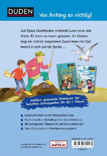 Leseprofi - Die geheimnisvolle Schatzkarte, 1. Klasse