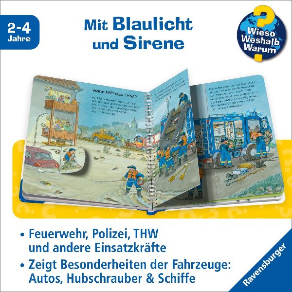 Wieso? Weshalb? Warum? junior, Band 23: Die Rettungsfahrzeuge