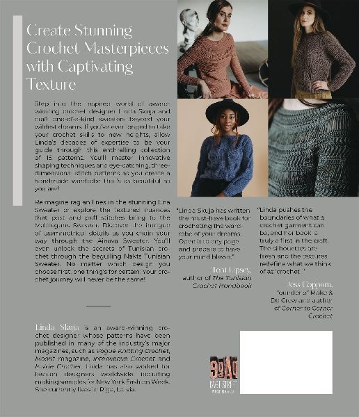 Crochet Sweaters with a Textured Twist