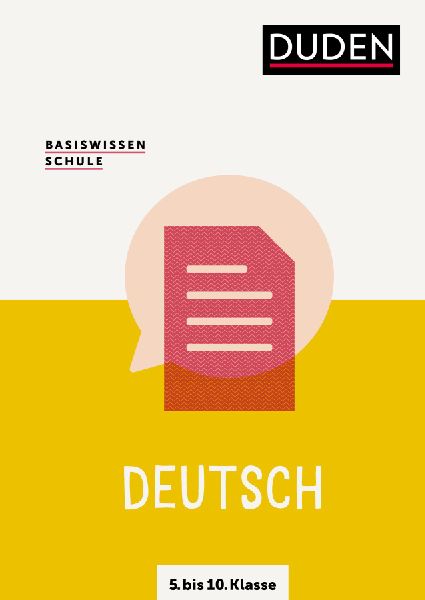 Basiswissen Schule  Deutsch 5. bis 10. Klasse
