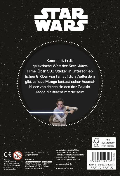Star Wars: Galaktischer Sticker- und Malspaß