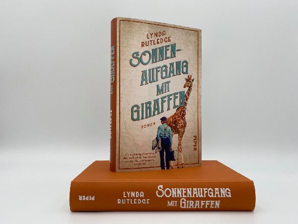Sonnenaufgang mit Giraffen