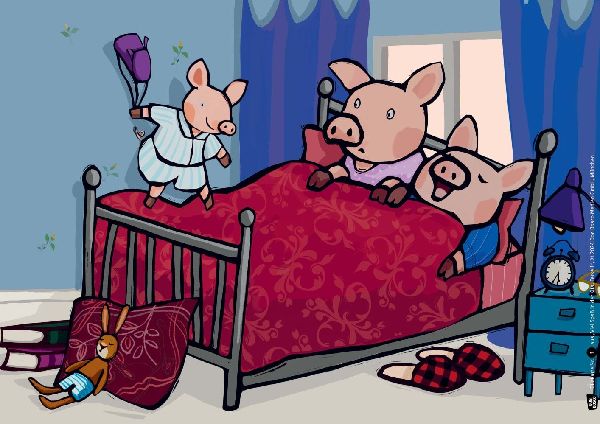 Viel Spaß in der Kita, Ferkel! Kamishibai Bildkartenset