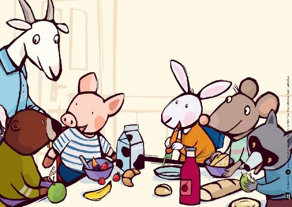 Viel Spaß in der Kita, Ferkel! Kamishibai Bildkartenset