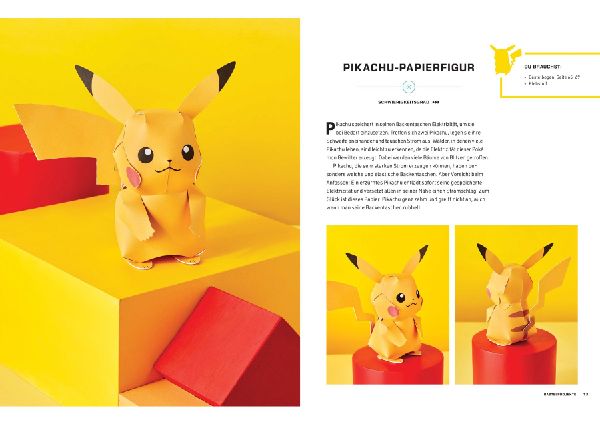 Pokémon: Das große Pokémon-Bastelbuch - Die schönsten Bastelideen aus Papier