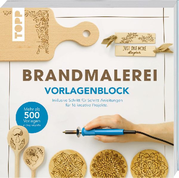 Brandmalerei. Vorlagenblock. Mehr als 500 Vorlagen in Original...