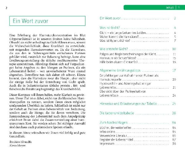Die richtige Ernährung bei Gicht