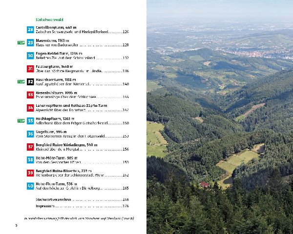 ROTHER Wanderbuch Aussichtstürme Schwarzwald