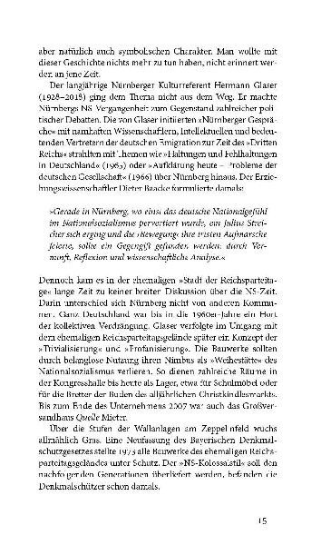 Nürnberg und die Spuren des Nationalsozialismus