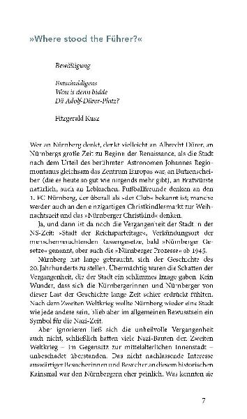 Nürnberg und die Spuren des Nationalsozialismus