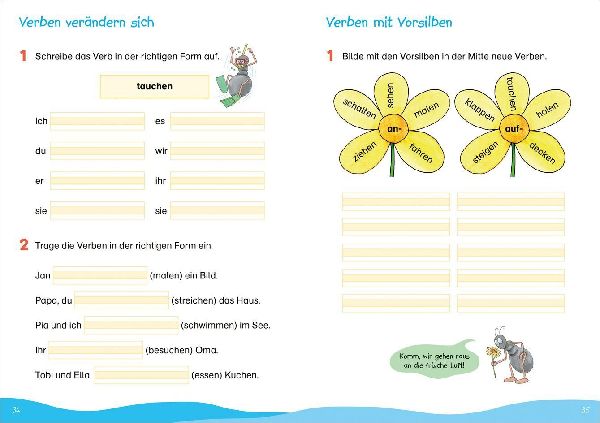 Fit für Deutsch 2. Klasse. Mein Übungsheft
