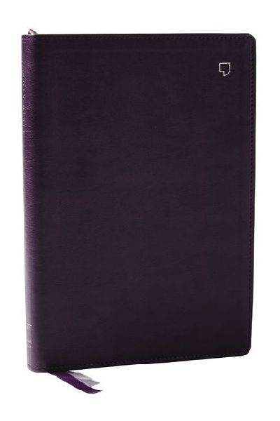 Net Bible, Large Print Thinline with Cross References, Purple ...