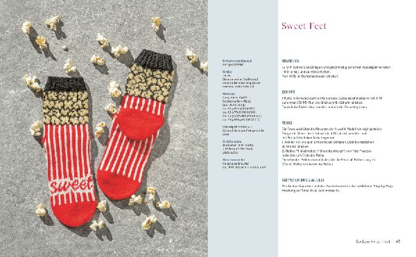Bunte Socken und witzige Handschuhe stricken