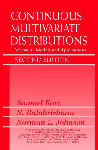 Continuous Multivariate Distributions, Volume 1