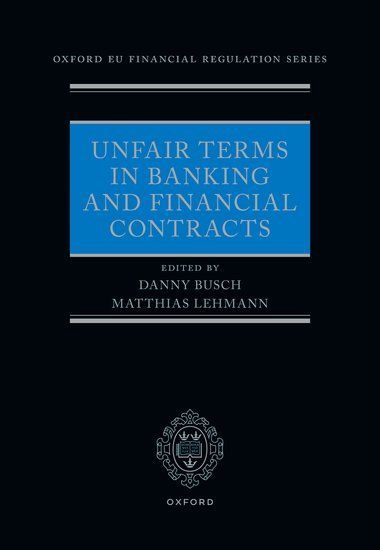 Unfair Terms in Banking and Financial Contracts