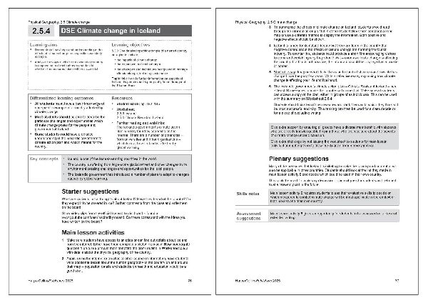 Cambridge IGCSE(TM) Geography Teacher's Guide