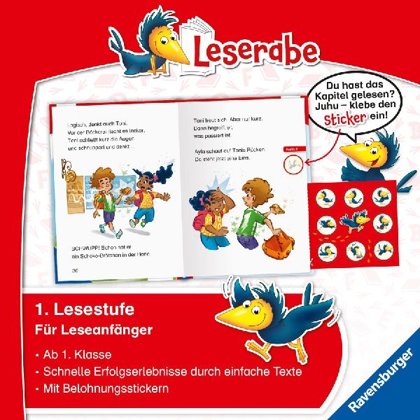 Leserabe 1. Lesestufe - Tonis magisches Fußball-Trikot