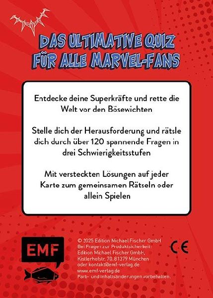 Kartenspiel: Das inoffizielle Quiz für Marvel-Fans