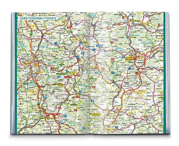 KOMPASS Wanderführer Rhön, 50 Touren mit Extra-Tourenkarte