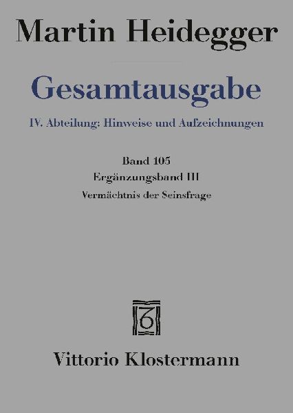 Vermächtnis der Seinsfrage