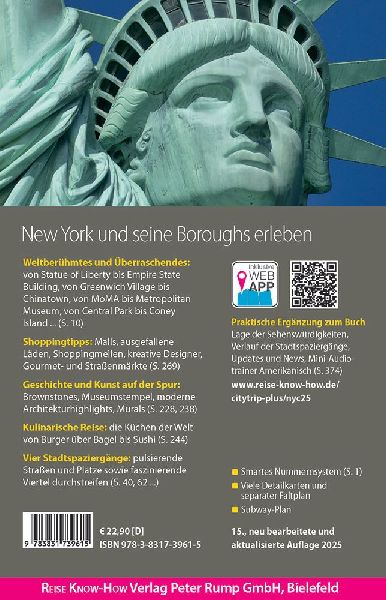Reise Know-How Reiseführer New York City (CityTrip PLUS)