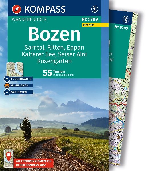 KOMPASS Wanderführer Bozen, Sarntal, Ritten, Eppan, Kalterer ...