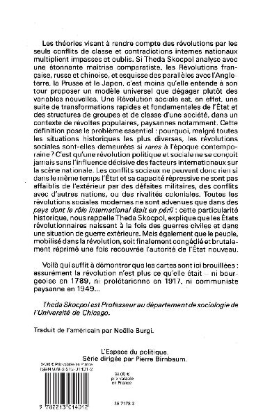 Etats et révolutions sociales