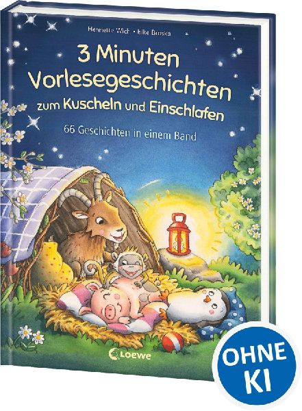 3-Minuten-Vorlesegeschichten zum Kuscheln und Einschlafen