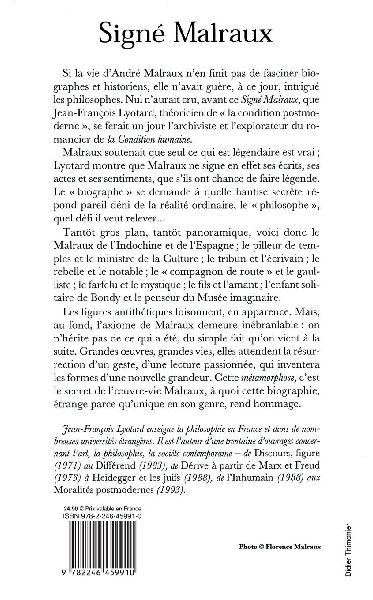 Signé Malraux