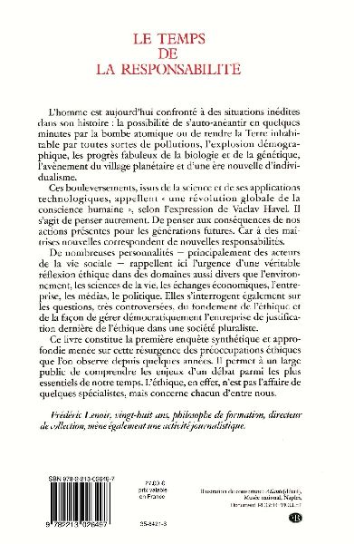 Le Temps de la responsabilité