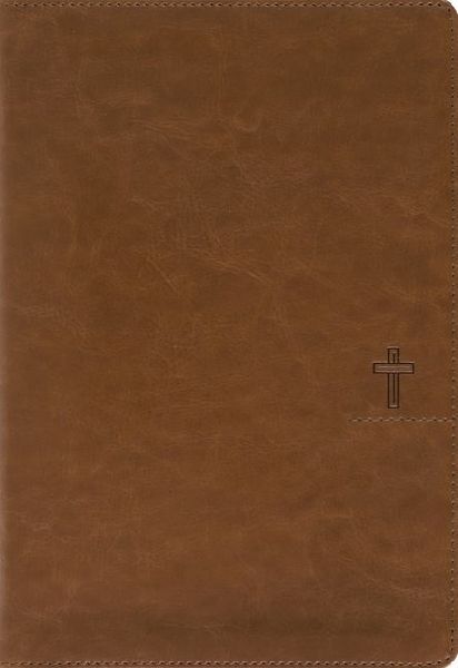 Nasb, Thinline Bible, Giant Print, Leathersoft, Brown, Red Let...