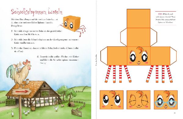 Die kleine Spinne Widerlich: Mein Bauernhof-Mitmachbuch