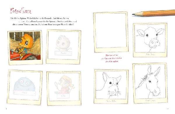 Die kleine Spinne Widerlich: Mein Bauernhof-Mitmachbuch