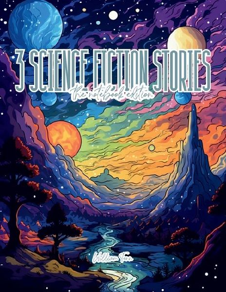 3 Science Fiction Stories - Lined Journal - 8.5" x 11&quo...