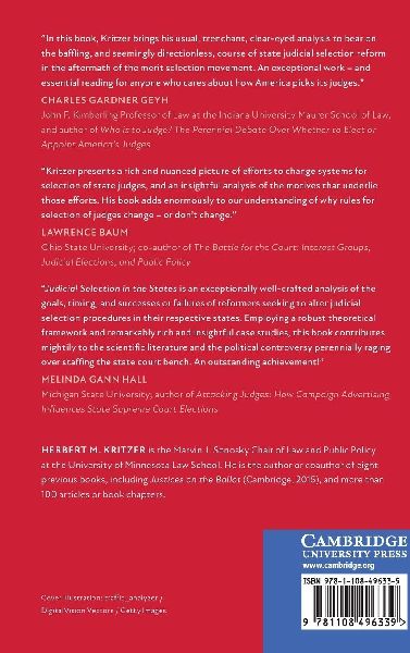Judicial Selection in the States