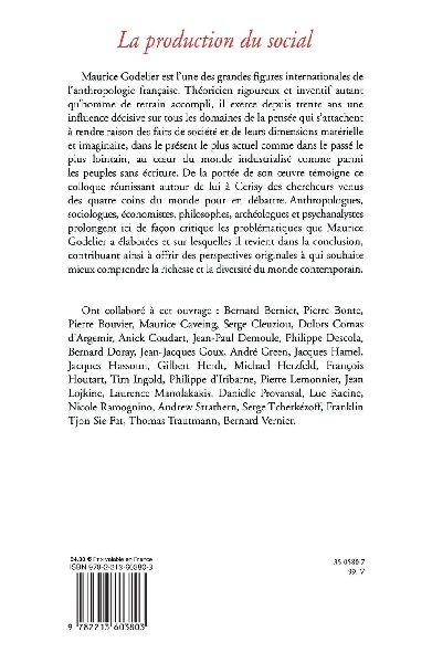 La producion du social