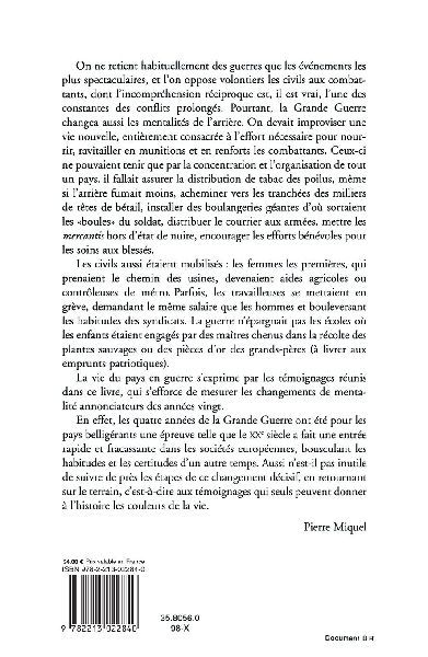 La grande guerre au jour le jour