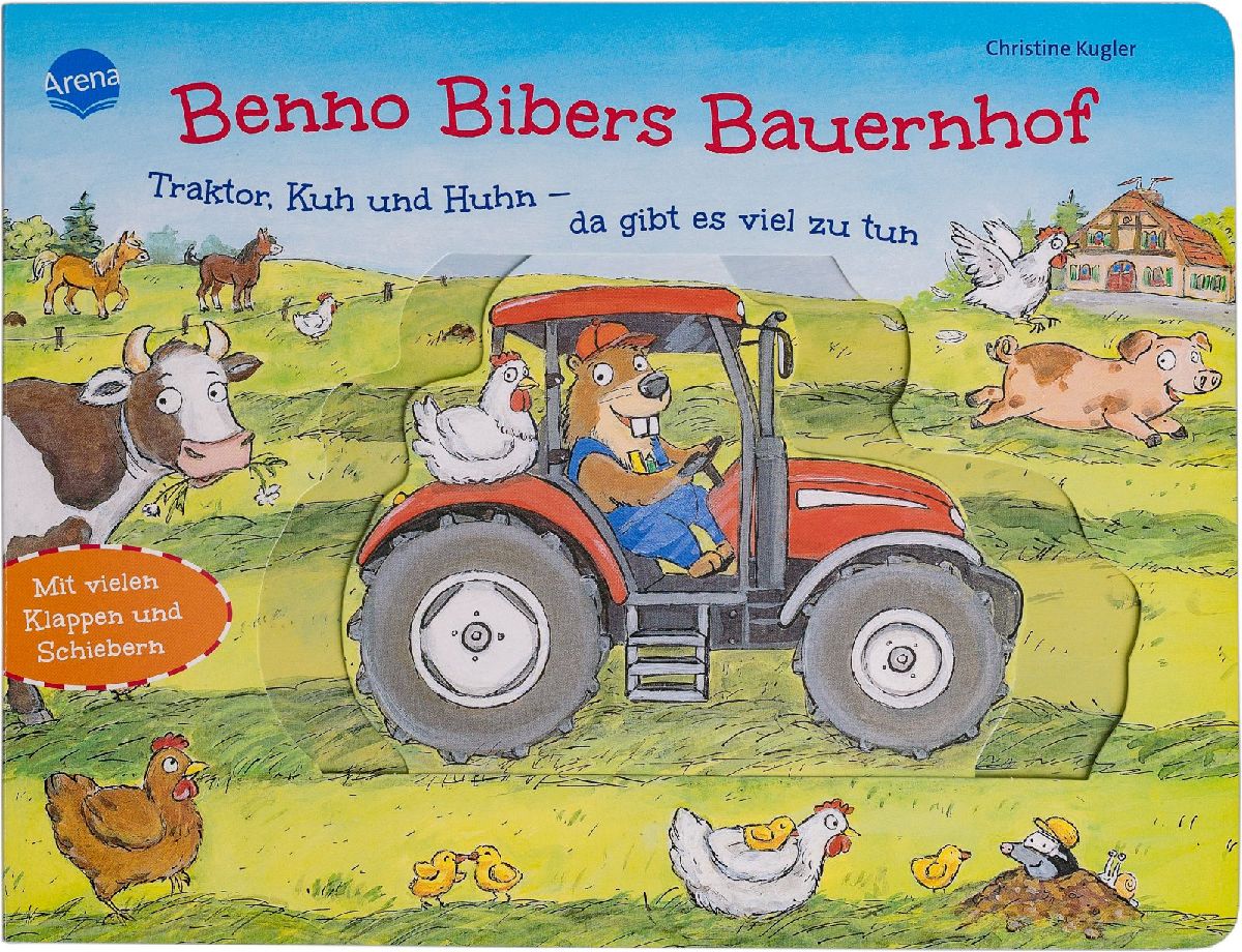 Benno Bibers Bauernhof. Traktor, Kuh und Huhn - da gibt es vie...