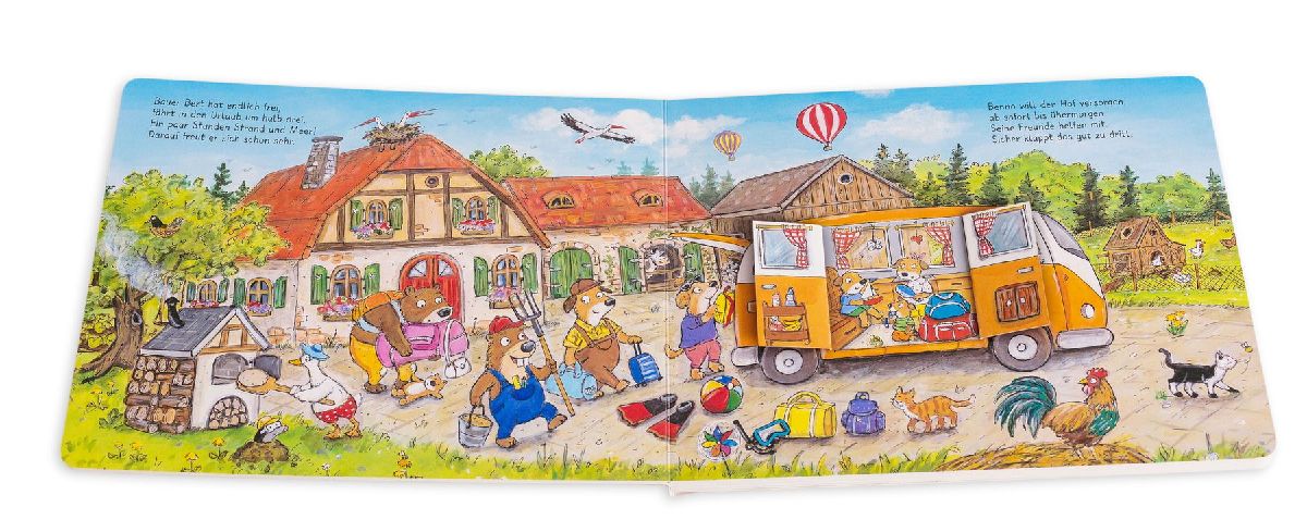 Benno Bibers Bauernhof. Traktor, Kuh und Huhn - da gibt es viel zu tun