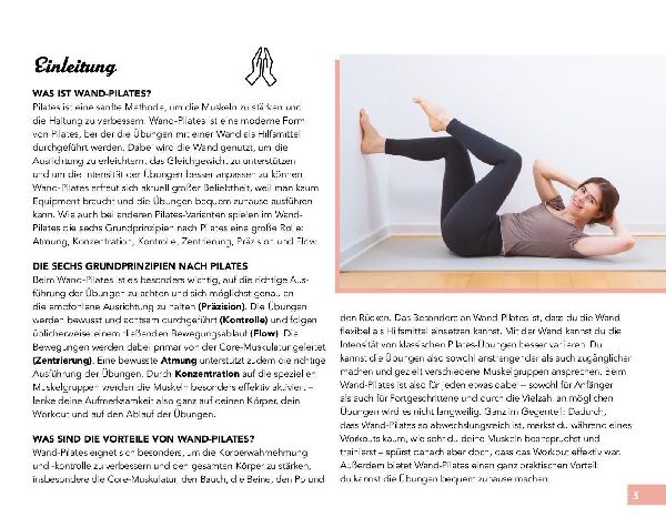 Wand-Pilates