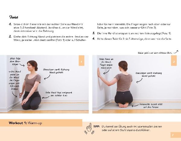 Wand-Pilates