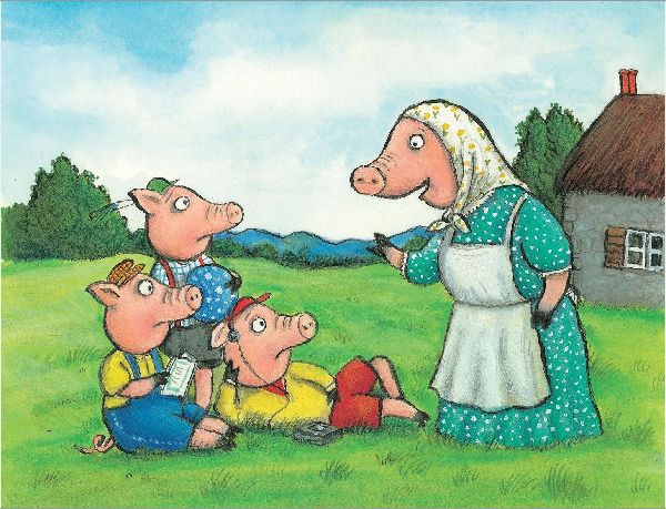 The Three Little Pigs and the Big Bad Wolf